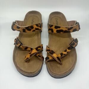 OUTWOODS BORK-30 SANDAL LEOPARD SIZE 8